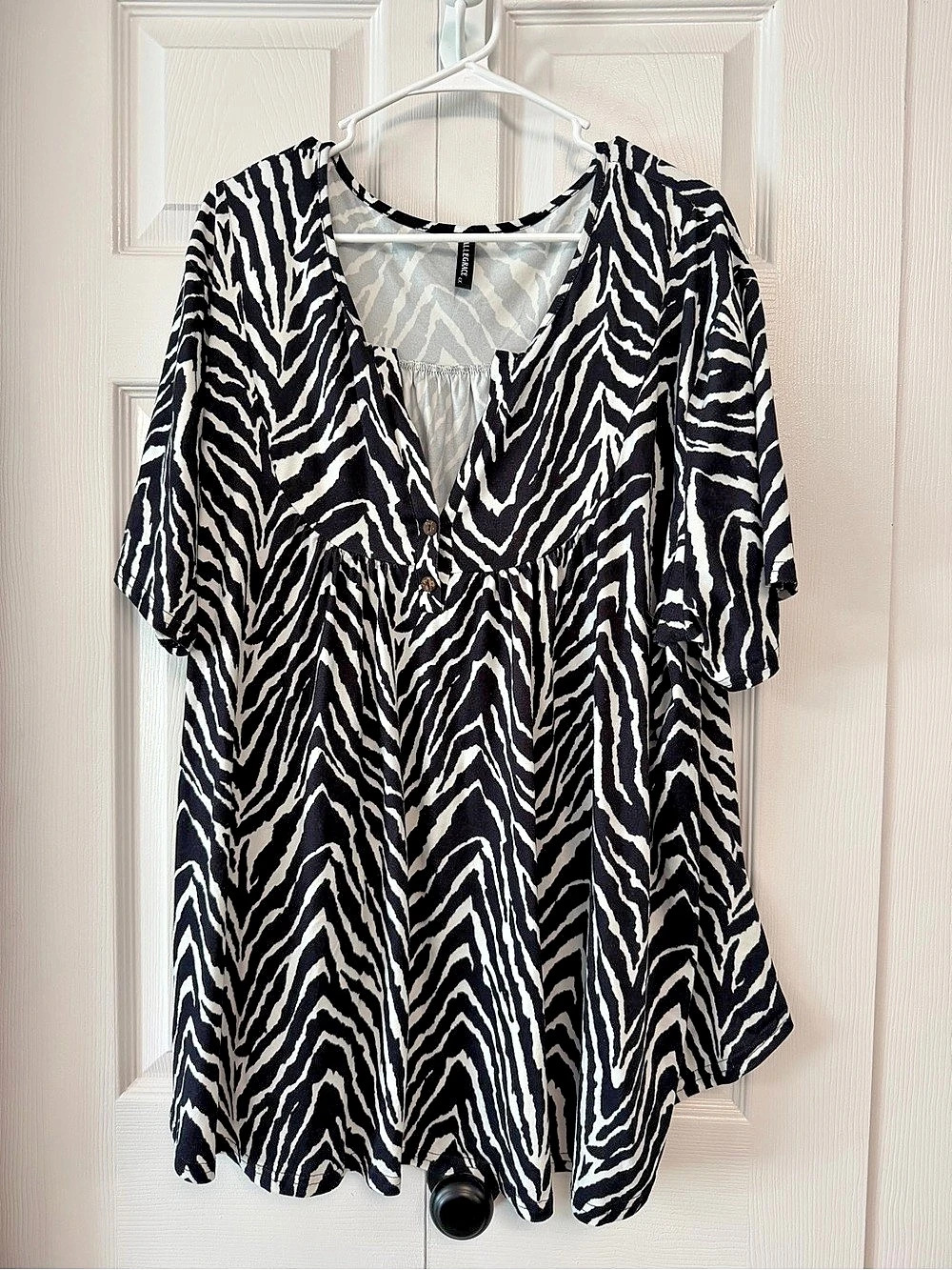 Allegrace Zebra Print Blouse.